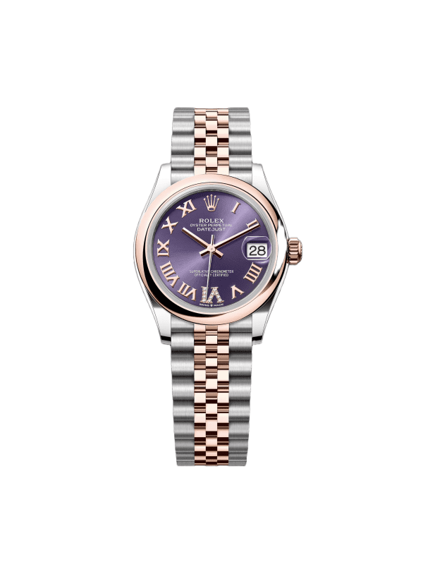 【Super Clone】RLX Datejust m278241-0019/0020 Aubergine 31mm Dial Oyster Bracelet Watch
