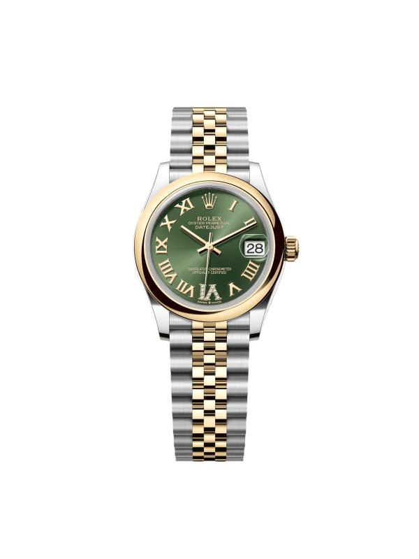 【Super Clone】RLX Datejust m278243-0015/0016 31mm Olive Green Dial Yellow Rolesor Oyster Watch