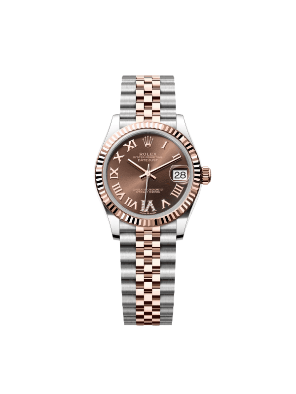 【Super Clone】RLX Datejust m278271-0003/0004 Chocolate 31mm Dial Oyster Bracelet Watch