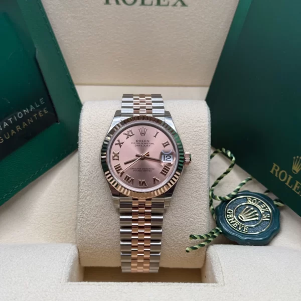 【Super Clone】RLX Datejust m278271-0005/0006 Rose 31mm Dial Oyster Bracelet Watch