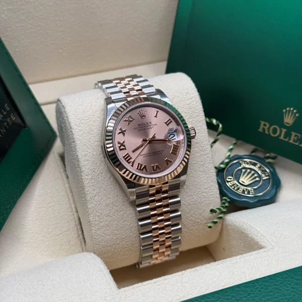【Super Clone】RLX Datejust m278271-0005/0006 Rose 31mm Dial Oyster Bracelet Watch