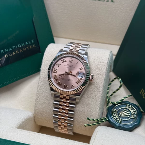 【Super Clone】RLX Datejust m278271-0005/0006 Rose 31mm Dial Oyster Bracelet Watch