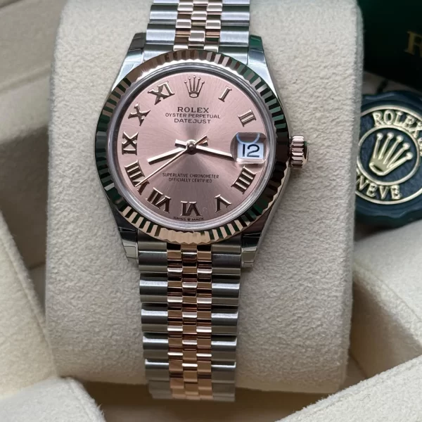 【Super Clone】RLX Datejust m278271-0005/0006 Rose 31mm Dial Oyster Bracelet Watch