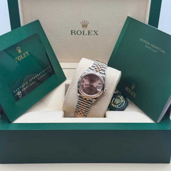 【Super Clone】RLX Datejust m278271-0005/0006 Rose 31mm Dial Oyster Bracelet Watch
