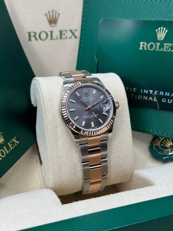 【Super Clone】RLX Datejust m278271-0017/0018 Slate 31mm Dial Oyster Bracelet Watch