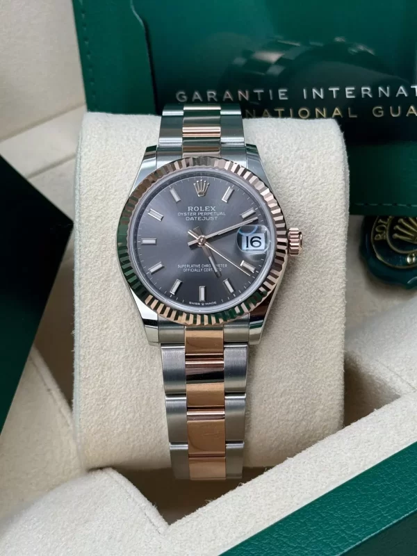 【Super Clone】RLX Datejust m278271-0017/0018 Slate 31mm Dial Oyster Bracelet Watch