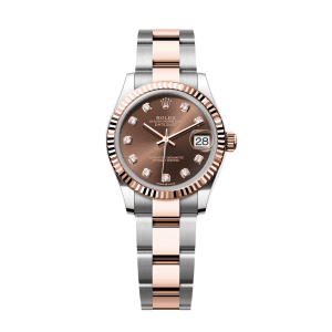 【Super Clone】RLX Datejust m278271-0027/0028 Chocolate 31mm Dial Oyster Bracelet Watch