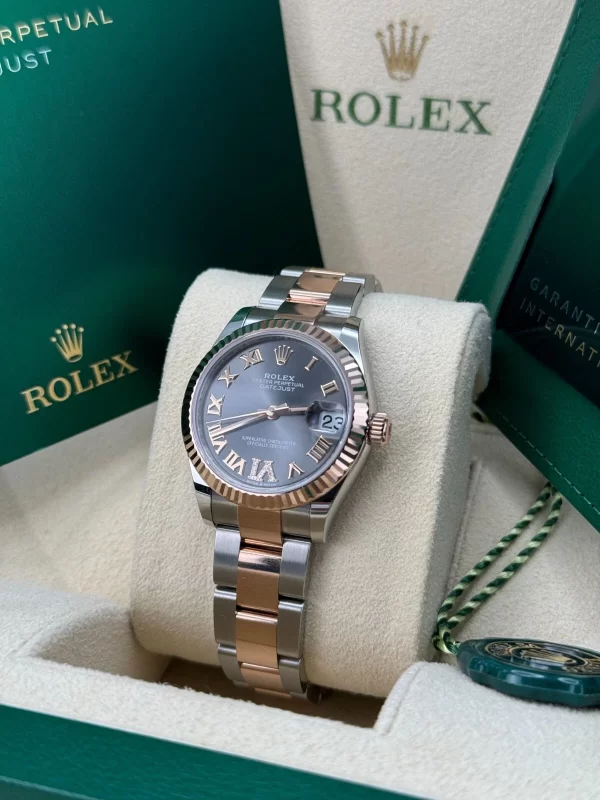 【Super Clone】RLX Datejust m278271-0029/0030 Slate 31mm Dial Oyster Bracelet Watch