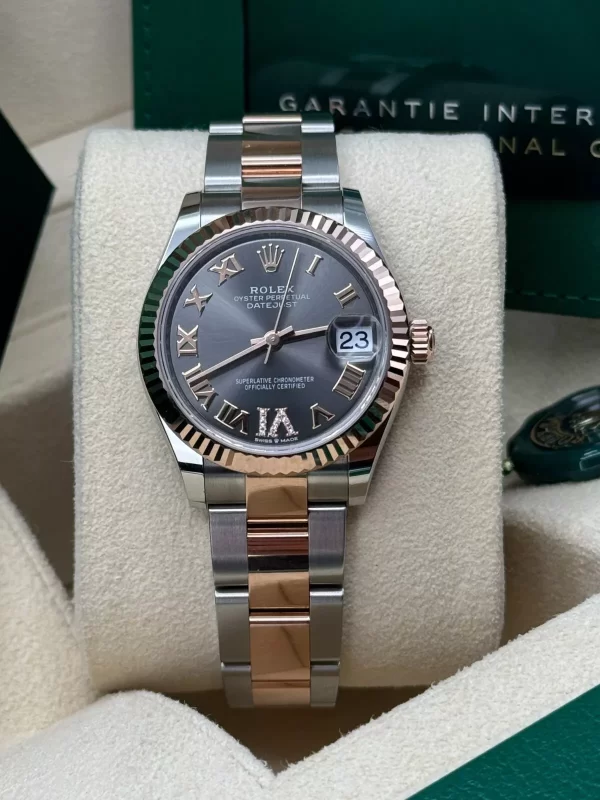 【Super Clone】RLX Datejust m278271-0029/0030 Slate 31mm Dial Oyster Bracelet Watch