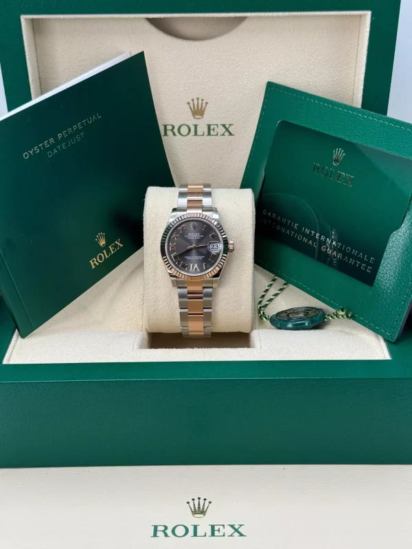 【Super Clone】RLX Datejust m278271-0029/0030 Slate 31mm Dial Oyster Bracelet Watch