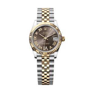 【Super Clone】RLX Datejust m278273-0017/0018 31mm Dark Grey Dial Stainless Steel and Yellow Gold Oyster Watch