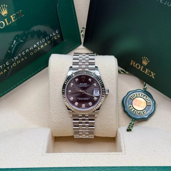 【Super Clone】RLX Datejust m278274-0007/0008 Dark Grey 31mm Dial Oyster Watch