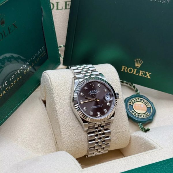 【Super Clone】RLX Datejust m278274-0007/0008 Dark Grey 31mm Dial Oyster Watch