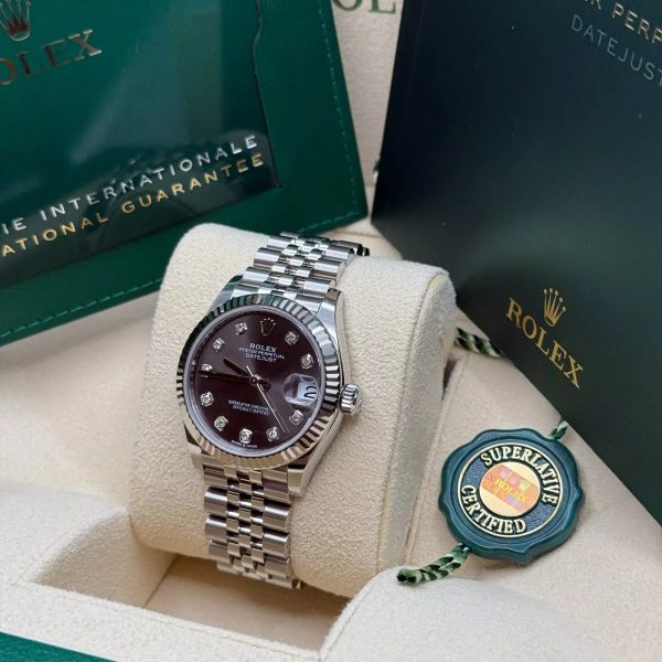【Super Clone】RLX Datejust m278274-0007/0008 Dark Grey 31mm Dial Oyster Watch