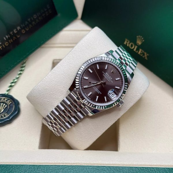 【Super Clone】RLX Datejust m278274-0015/0016 Dark Grey Dial 31mm Oyster Bracelet