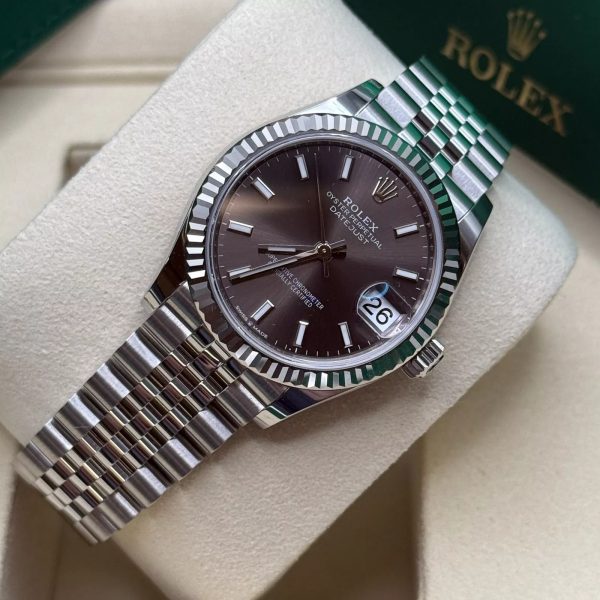【Super Clone】RLX Datejust m278274-0015/0016 Dark Grey Dial 31mm Oyster Bracelet
