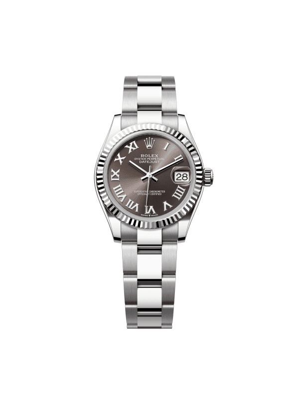 【Super Clone】RLX Datejust m278274-0021/0022 Dark Grey Roman 31mm Dial Oyster Watch