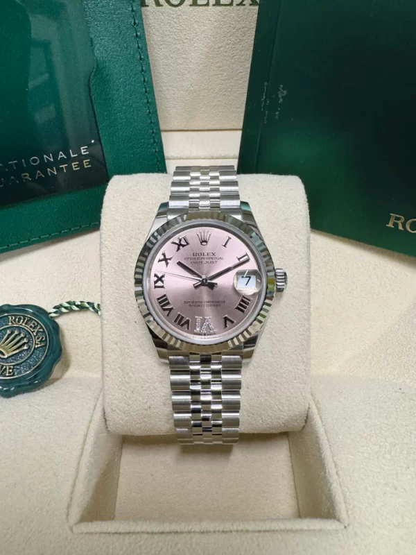 【Super Clone】RLX Datejust m278274-0023/0024 Pink 31mm Dial Oyster Watch