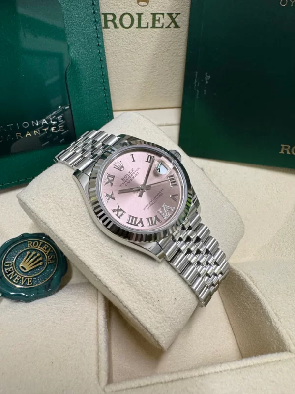 【Super Clone】RLX Datejust m278274-0023/0024 Pink 31mm Dial Oyster Watch