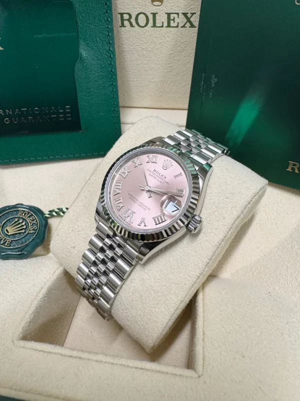 【Super Clone】RLX Datejust m278274-0023/0024 Pink 31mm Dial Oyster Watch