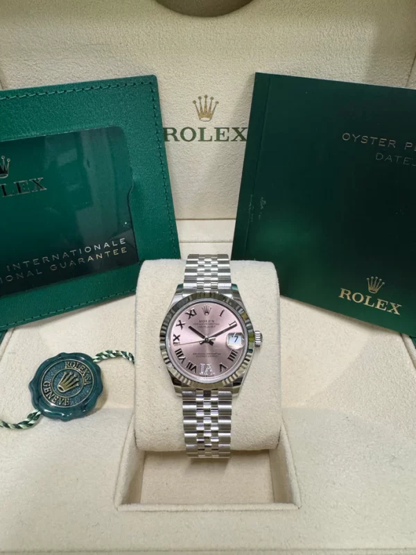 【Super Clone】RLX Datejust m278274-0023/0024 Pink 31mm Dial Oyster Watch