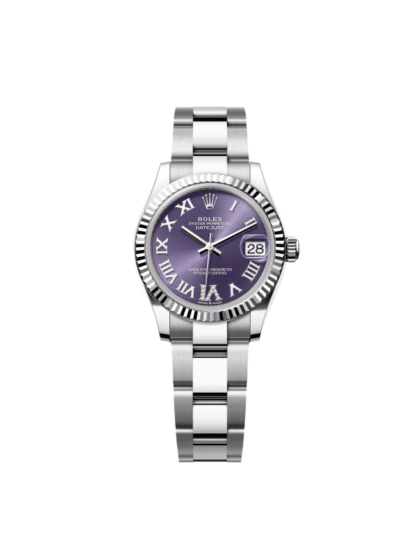 【Super Clone】RLX Datejust m278274-0025/0026 Aubergine 31mm Dial Oyster Watch