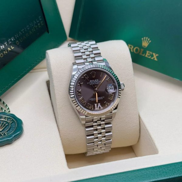 【Super Clone】RLX Datejust m278274-0027/0028 Dark Grey 31mm Dial Oyster Watch