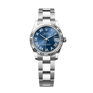 【Super Clone】RLX Datejust m278274-0033/0034 Bright Blue Dial 31mm Fluted Bezel Oyster Bracelet