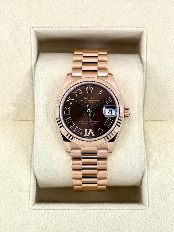 【Super Clone】RLX Datejust m278275-0025 Chocolate 31mm Dial