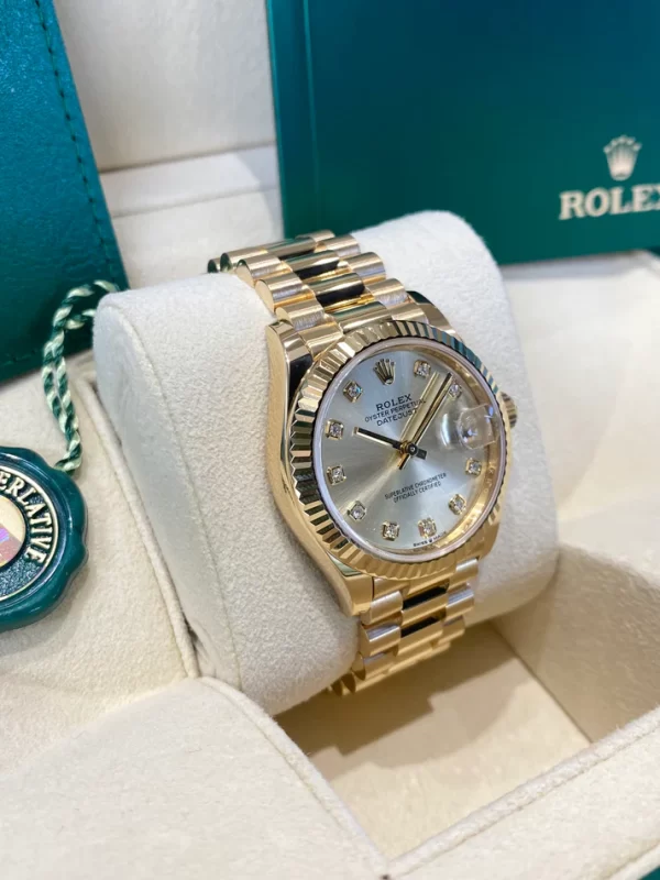 【Super Clone】RLX Datejust m278278-0009 Champagne 31mm Dial President Bracelet Watch
