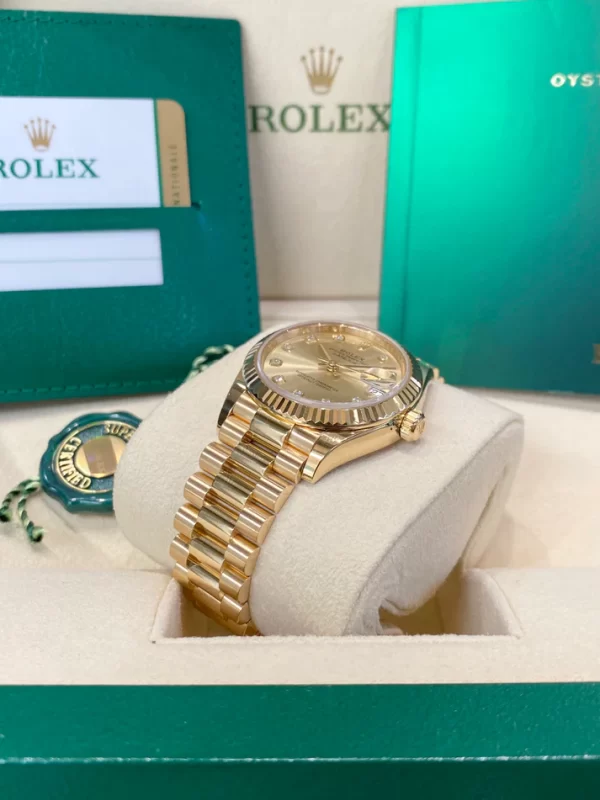 【Super Clone】RLX Datejust m278278-0009 Champagne 31mm Dial President Bracelet Watch