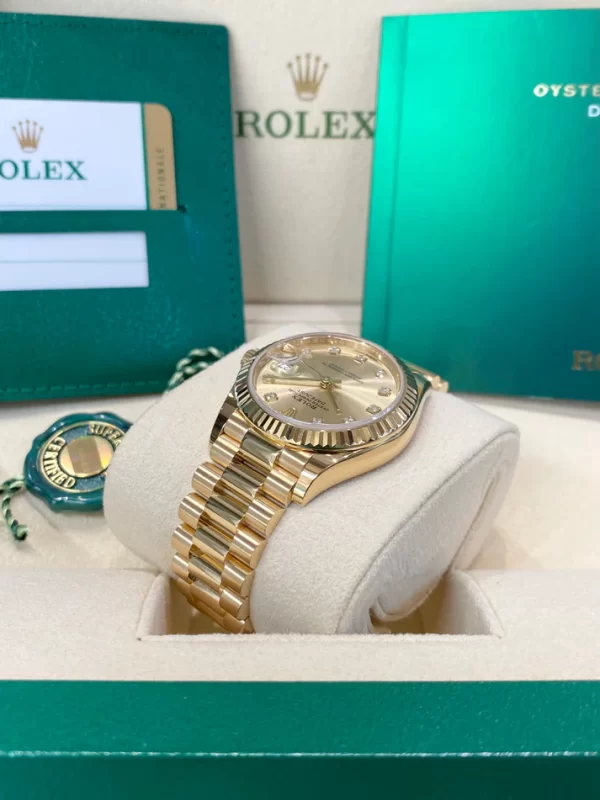 【Super Clone】RLX Datejust m278278-0009 Champagne 31mm Dial President Bracelet Watch