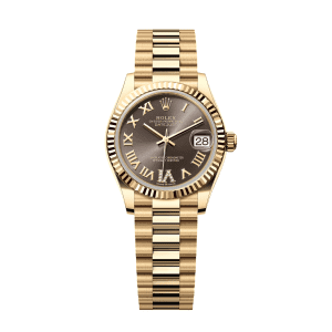 【Super Clone】RLX Datejust m278278-0032 Dark Grey 31mm Dial President Bracelet Watch
