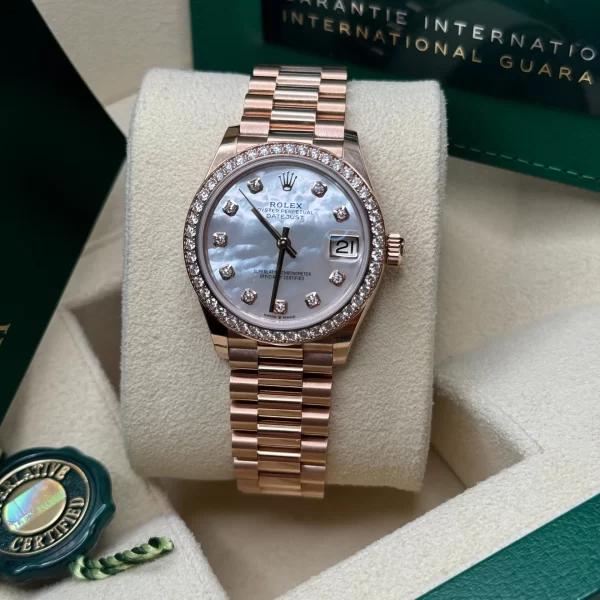 【Super Clone】RLX Datejust m278285RBR-0005 Mother-of-Pearl 31mm Dial
