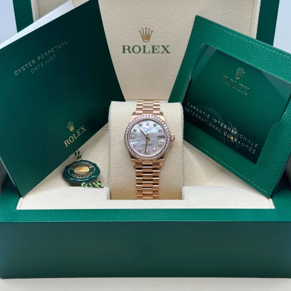 【Super Clone】RLX Datejust m278285RBR-0005 Mother-of-Pearl 31mm Dial