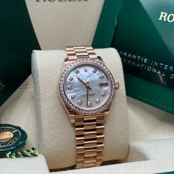 【Super Clone】RLX Datejust m278285RBR-0005 Mother-of-Pearl 31mm Dial