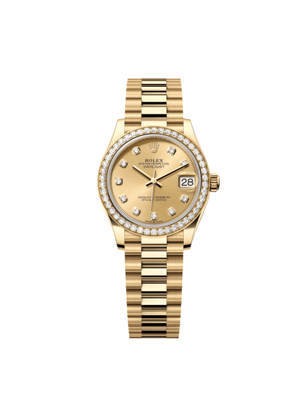 【Super Clone】RLX Datejust m278288RBR-0005 Champagne 31mm Dial President Bracelet Watch