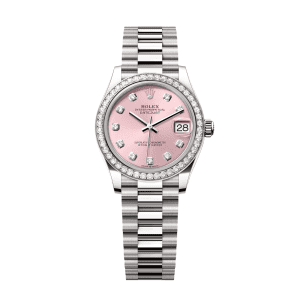 【Super Clone】RLX Datejust m278289RBR-0022 Pink Dial White Gold President Watch