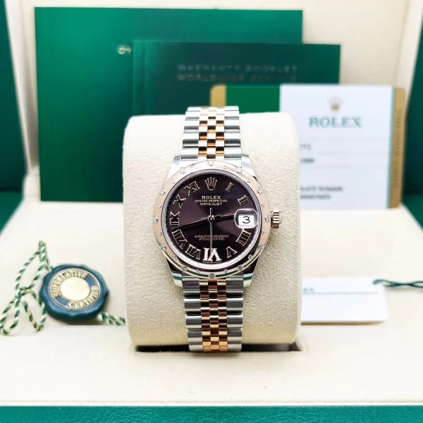 【Super Clone】RLX Datejust m278341-0003/0004 Chocolate Dial 31mm Oyster Bracelet