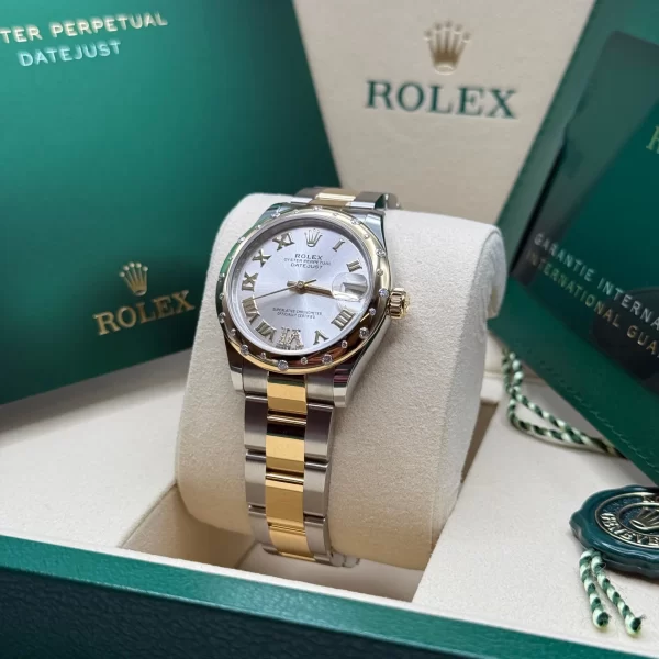 【Super Clone】RLX Datejust m278343-0003/0004 Silver Dial Yellow Rolesor Oyster Watch
