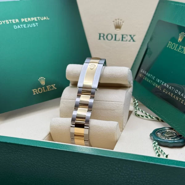 【Super Clone】RLX Datejust m278343-0003/0004 Silver Dial Yellow Rolesor Oyster Watch
