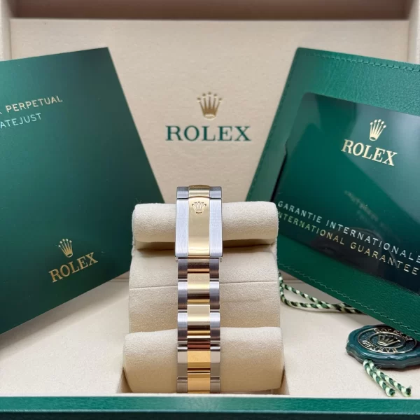 【Super Clone】RLX Datejust m278343-0003/0004 Silver Dial Yellow Rolesor Oyster Watch