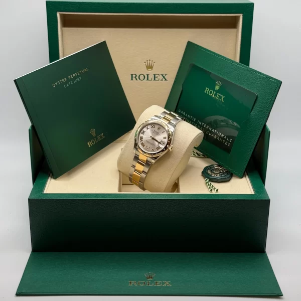 【Super Clone】RLX Datejust m278343-0003/0004 Silver Dial Yellow Rolesor Oyster Watch