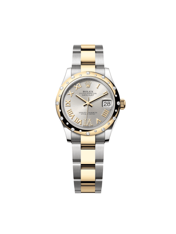 【Super Clone】RLX Datejust m278343-0003/0004 Silver Dial Yellow Rolesor Oyster Watch