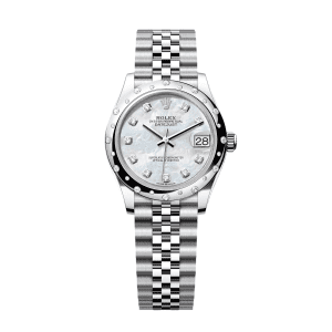 【Super Clone】RLX Datejust m278344-0005/0006 Mother-of-Pearl Dial 31mm Domed Diamond Oyster Watch