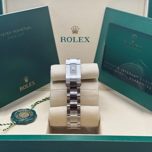 【Super Clone】RLX Datejust m278344-0035/0036 Bright Blue Dial 31mm Domed Diamond Oyster Watch