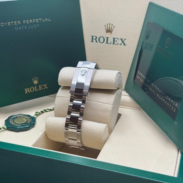 【Super Clone】RLX Datejust m278344-0035/0036 Bright Blue Dial 31mm Domed Diamond Oyster Watch