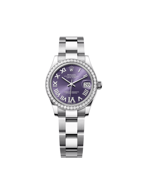 【Super Clone】RLX Datejust m278384RBR-0029/0030 Aubergine 31mm Dial Jubilee Watch