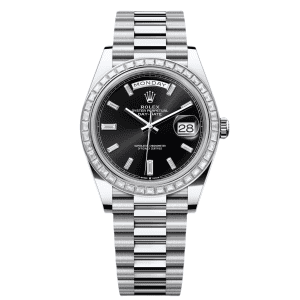【Super Clone】RLX Day-Date 40mm 228396TBR-0012 Black Diamond Dial