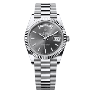 【Super Clone】RLX Day-Date 40mm Slate Diamonds Dial 228236-0013